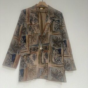 Vintage Toni Garment | Floral Blazer size S